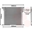 Condenser, air conditioning VAN WEZEL - 30005220