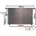 Condenser air conditioning VAN WEZEL - 37005228