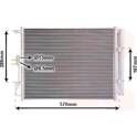 Condenser air conditioning VAN WEZEL - 82015705