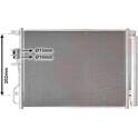 Condenser air conditioning VAN WEZEL - 82015706