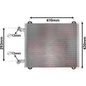 Condenseur climatisation VAN WEZEL - 03005193