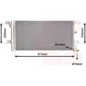 Condenseur climatisation VAN WEZEL - 03015704