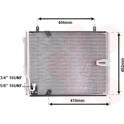 Condenseur climatisation VAN WEZEL - 06005183