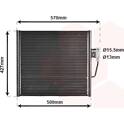 Condenseur climatisation VAN WEZEL - 06005192