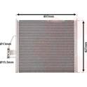Condenseur climatisation VAN WEZEL - 06005213
