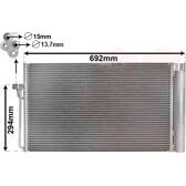 Condenseur climatisation VAN WEZEL - 06005273