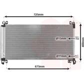 Condenseur climatisation VAN WEZEL - 09005273