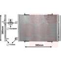 Condenseur climatisation VAN WEZEL - 09005274