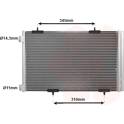 Condenseur climatisation VAN WEZEL - 09005290