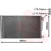 Condenseur climatisation VAN WEZEL - 17005314