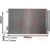 Condenseur climatisation VAN WEZEL - 17005347