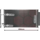 Condenseur climatisation VAN WEZEL - 17015701