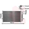 Condenseur climatisation VAN WEZEL - 27005252