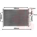 Condenseur climatisation VAN WEZEL - 27005281