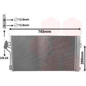 Condenseur climatisation VAN WEZEL - 30005352