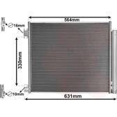 Condenseur climatisation VAN WEZEL - 33005422
