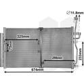 Condenseur climatisation VAN WEZEL - 37005425