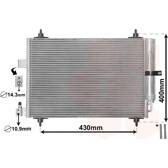 Condenseur climatisation VAN WEZEL - 40005286