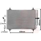 Condenseur climatisation VAN WEZEL - 40005286