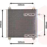 Condenseur climatisation VAN WEZEL - 43005235