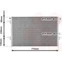 Condenseur climatisation VAN WEZEL - 43005297