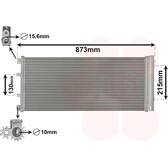 Condenseur climatisation VAN WEZEL - 43005475