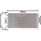 Condenseur climatisation VAN WEZEL - 43005483