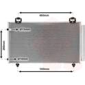Condenseur climatisation VAN WEZEL - 53005411