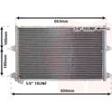 Condenseur climatisation VAN WEZEL - 58005144