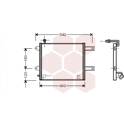 Condenseur climatisation VAN WEZEL - 58005177