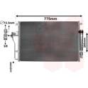 Condenseur climatisation VAN WEZEL - 58005277