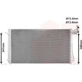 Condenseur climatisation VAN WEZEL - 58015703