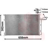 Condenseur climatisation VAN WEZEL - 59005139