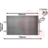 Condenseur climatisation VAN WEZEL - 59005140