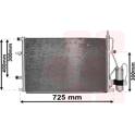 Condenseur climatisation VAN WEZEL - 59015107