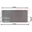 Condenseur climatisation VAN WEZEL - 77005043
