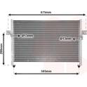 Condenseur climatisation VAN WEZEL - 82005058