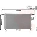 Condenseur climatisation VAN WEZEL - 82005175