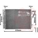 Condenseur climatisation VAN WEZEL - 82005189