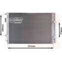 Condenseur climatisation VAN WEZEL - 82015700