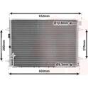 Condenseur climatisation VAN WEZEL - 83005030
