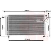 Condenseur climatisation VAN WEZEL - 83005081