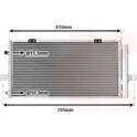 Condensator, airconditioning VAN WEZEL - 02005078