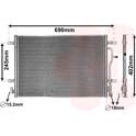 Condensator, airconditioning VAN WEZEL - 03005199