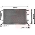 Condensator, airconditioning VAN WEZEL - 03005238
