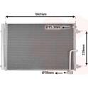 Condensor, airconditioning VAN WEZEL - 03015700