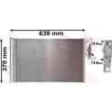 Condensator, airconditioning VAN WEZEL - 06005479