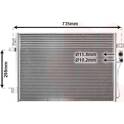 Condensator, airconditioning VAN WEZEL - 07005100
