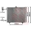 Condensator, airconditioning VAN WEZEL - 09005205