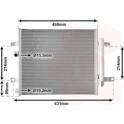 Condensor, airconditioning VAN WEZEL - 17015703